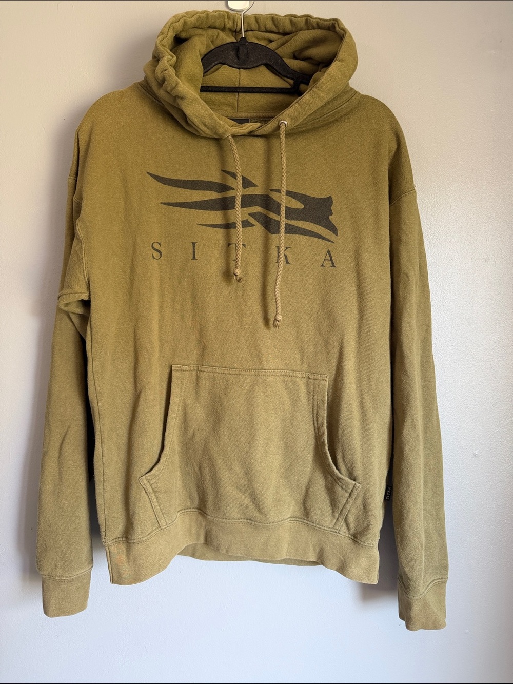 Sitka Gear Icon Pullover Hoodie Men's Olive Green Hunting Outdoor Small